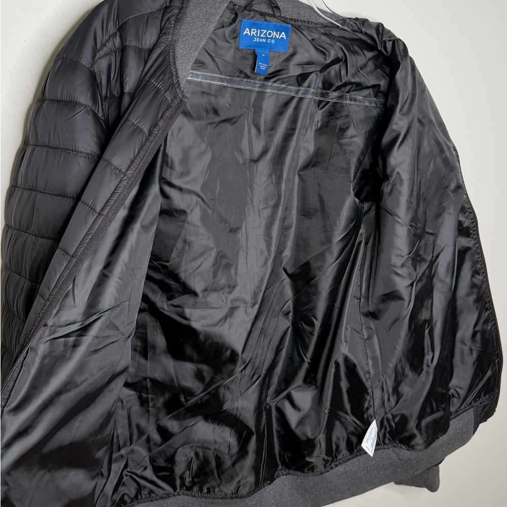 Arizona Jean Company Men’s Black Quilted Puffer Jacket - Picture 5 of 5